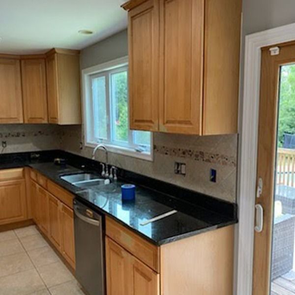 Kitchen cabinetry and painting - before