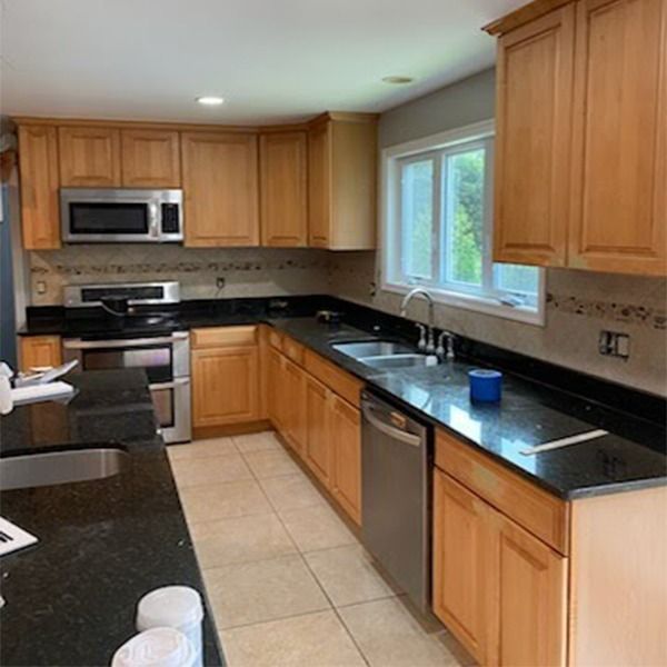 Kitchen cabinetry and painting - before