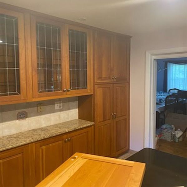 Cabinet painting - before