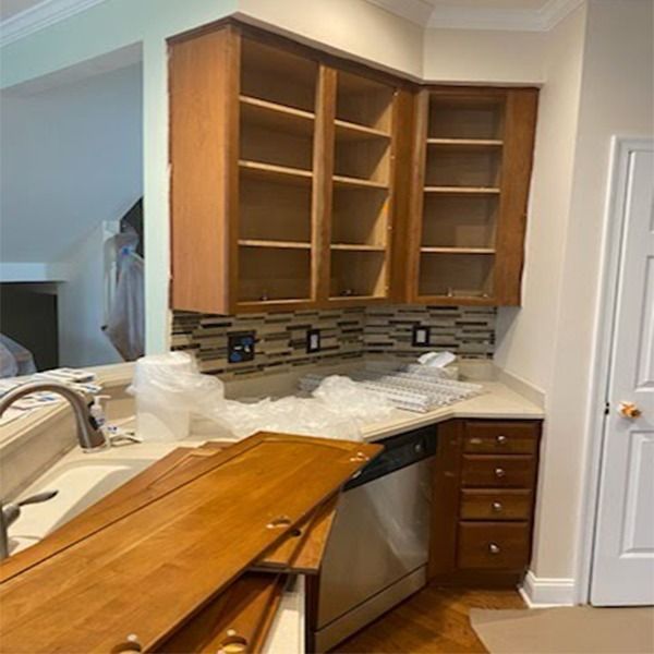 Cabinet painting - before