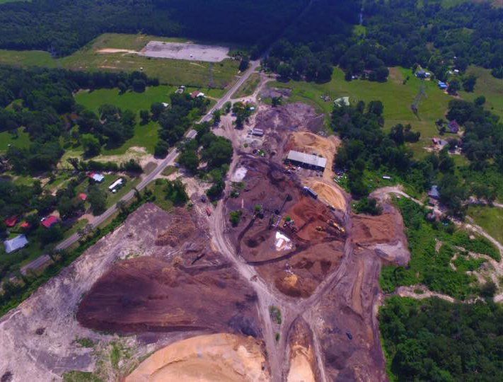 Landscaping supplies facility