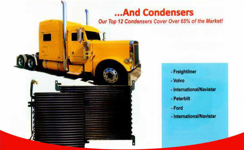 Truck condensers