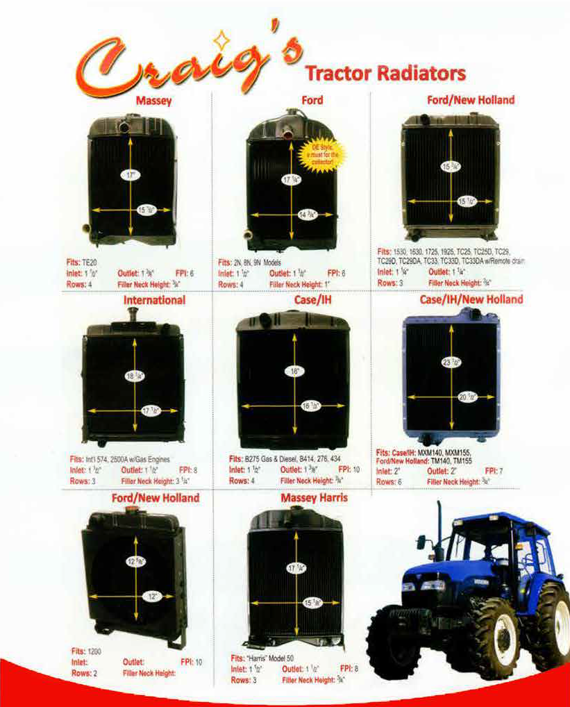 Tractor Radiators