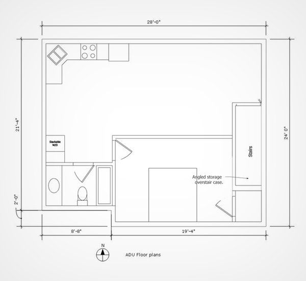 ADU floor plan