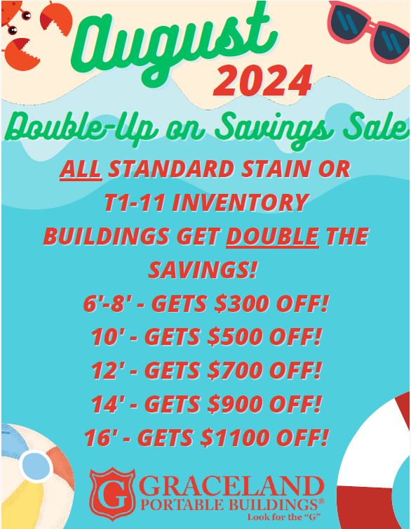 August 2024 Double-Up on Savings Sale