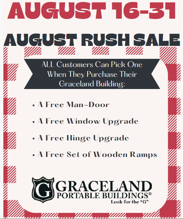 August 16-31 August Rush Sale