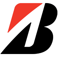 Bridgestone logo in red, black, and white on a white square background
