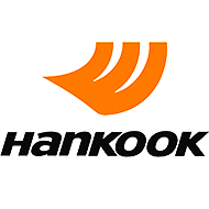 Hankook logo with orange emblem and black text on a white background