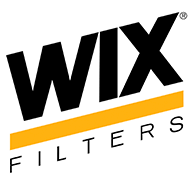 WIX Filters logo in black and yellow on a white background