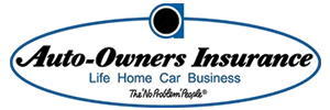 A logo for auto-owners insurance life home car business