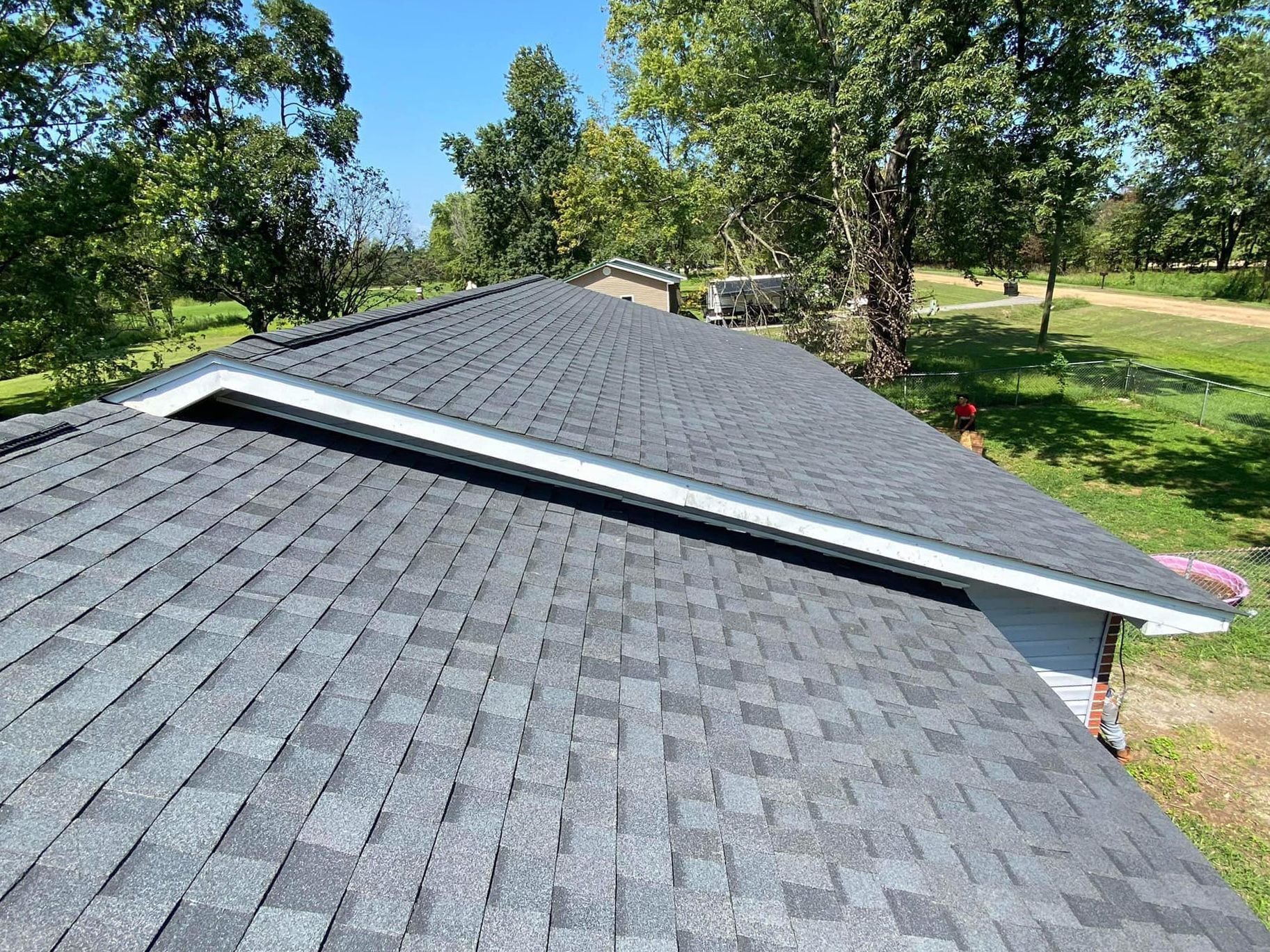 Shingle roof