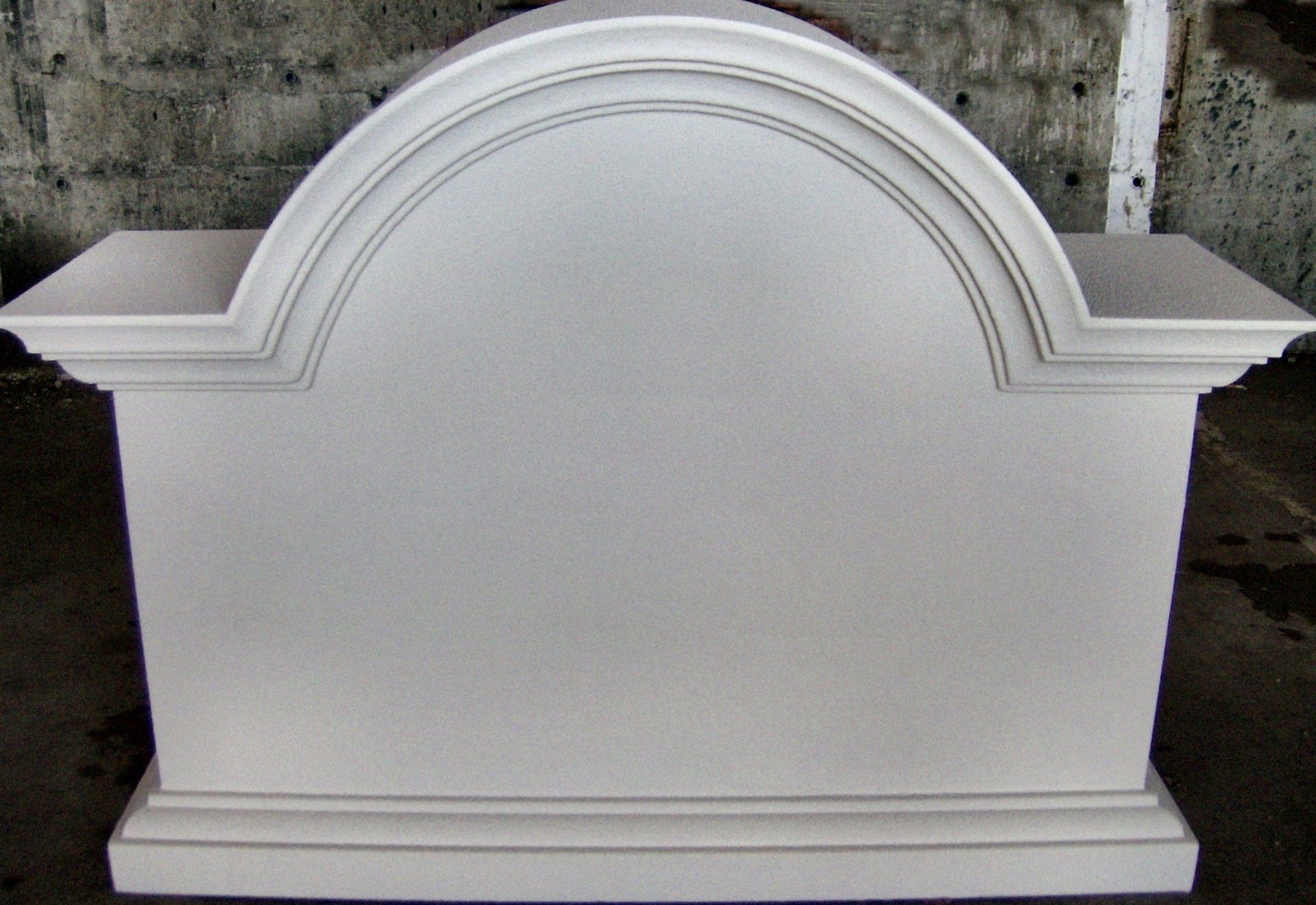 blank sign with peak