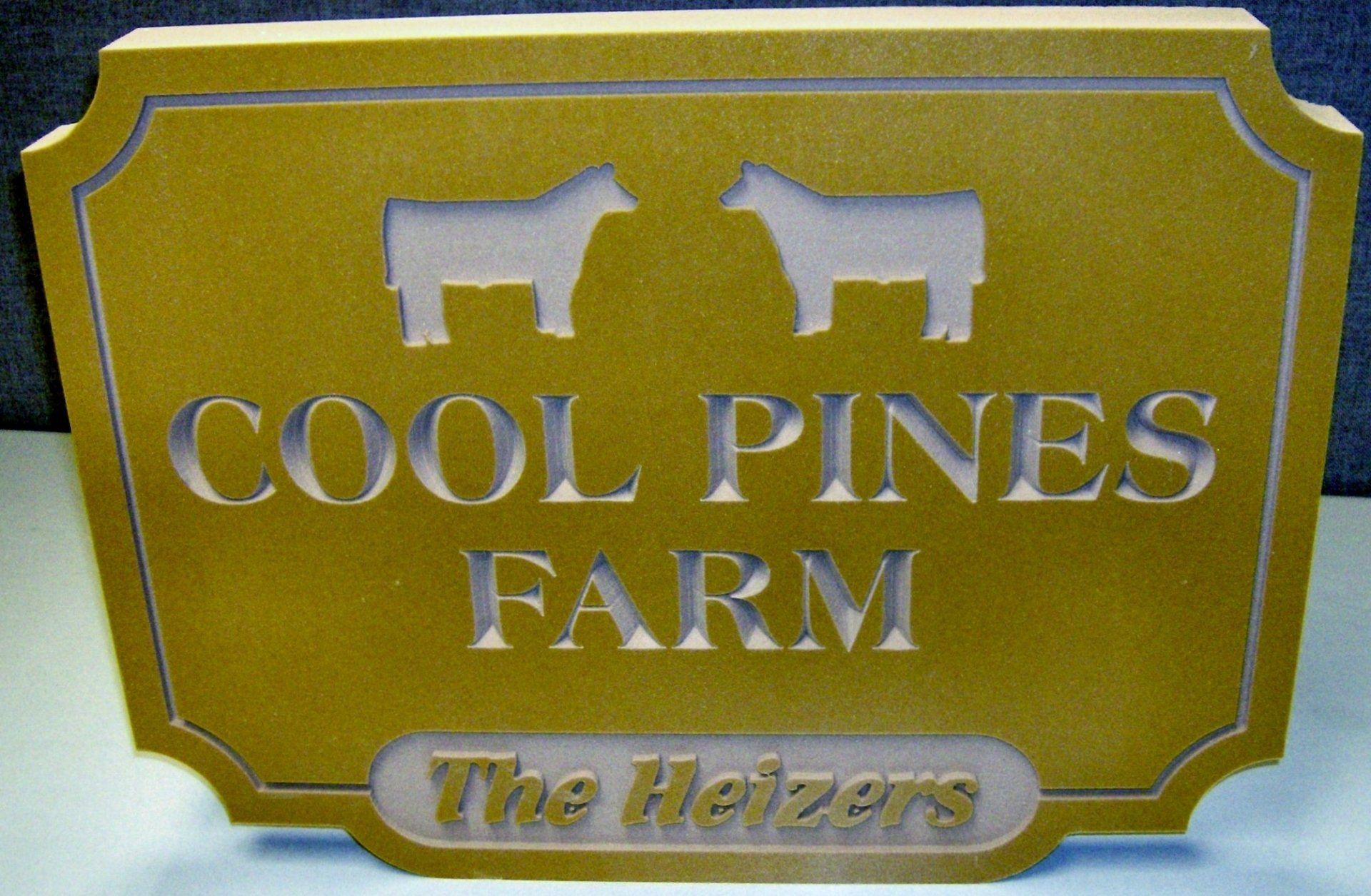 cool pines farm sign