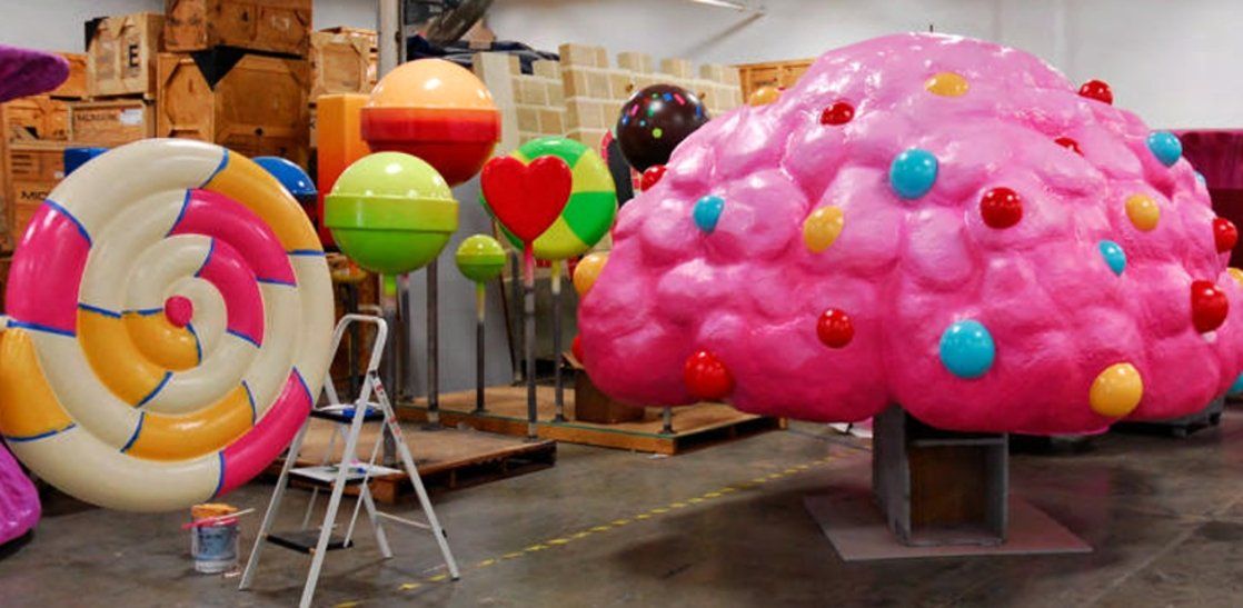 cloud candy and lollipops