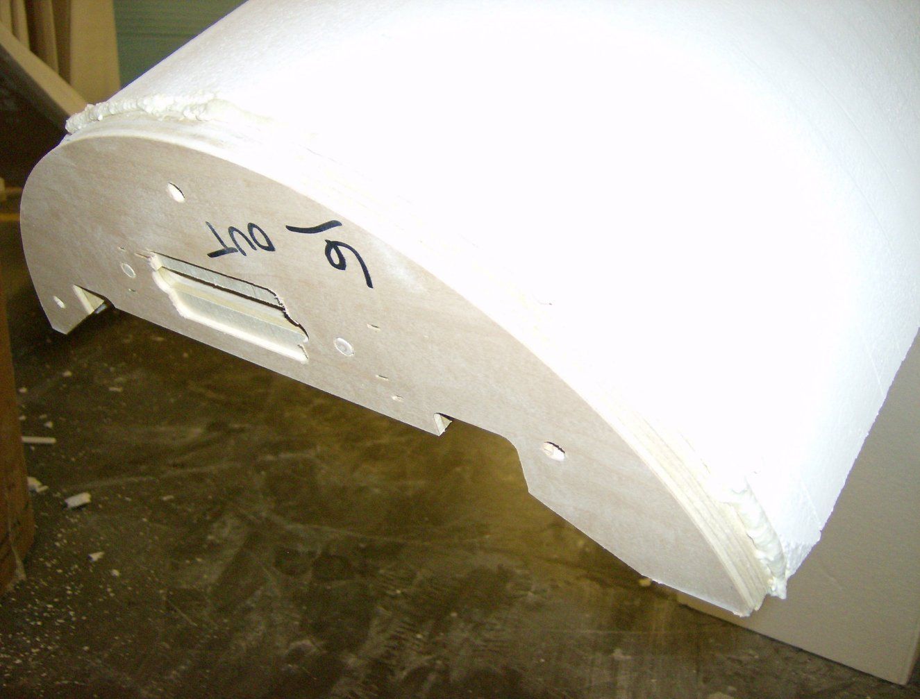 curved molds foam