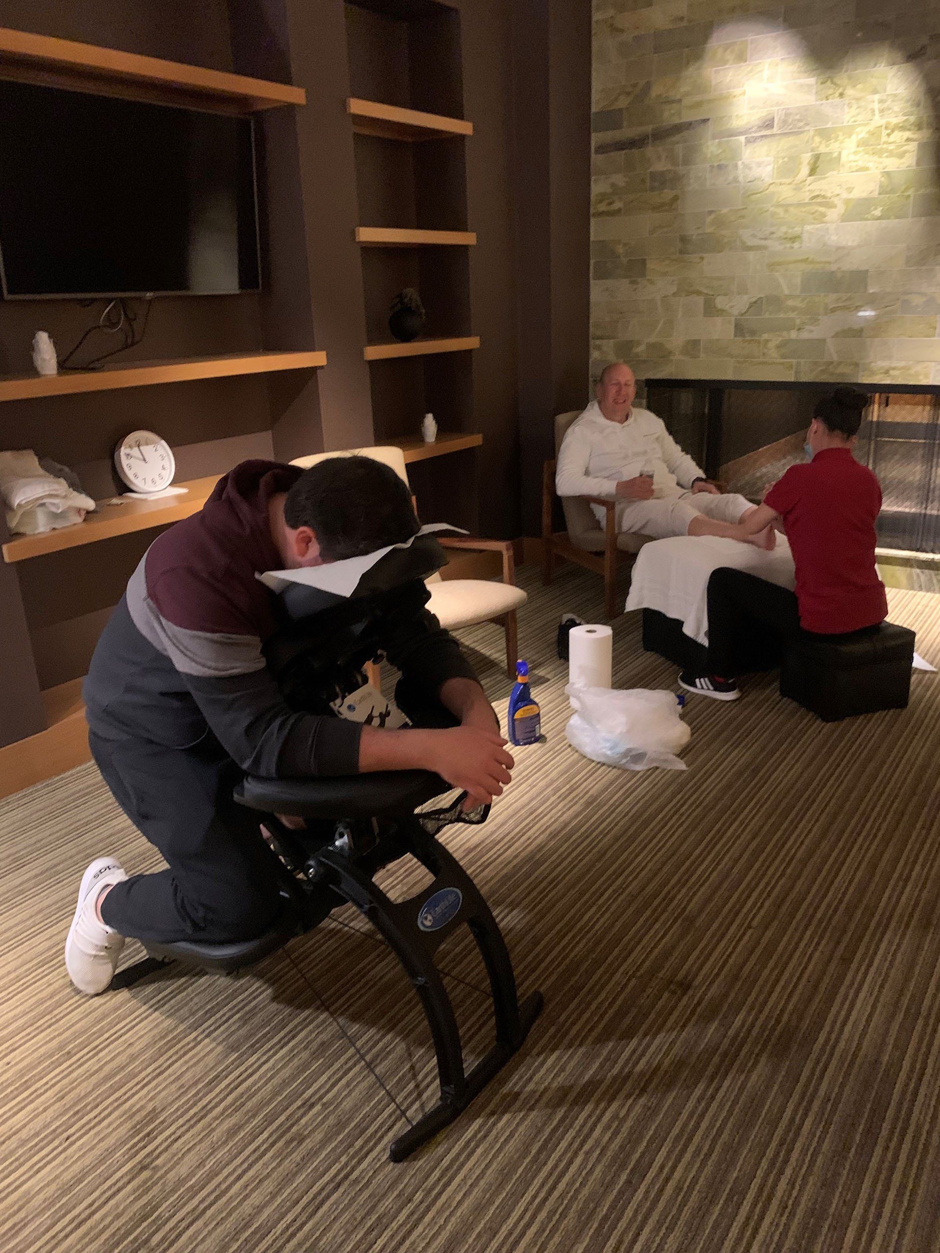 Events spa treatments