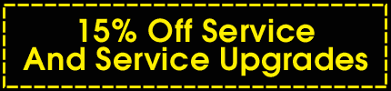 15% Off Service and Service Upgrades coupon
