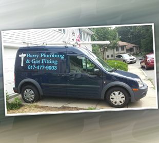 Barry Plumbing and Gas Fitting, Inc. truck