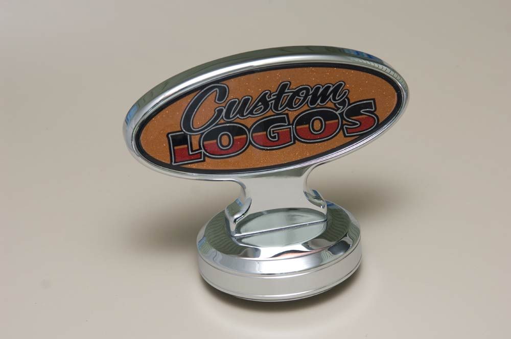 Hood pull with custom logo