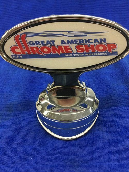 Hood pull with custom logo