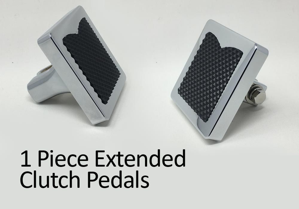 1 piece extended clutch pedals