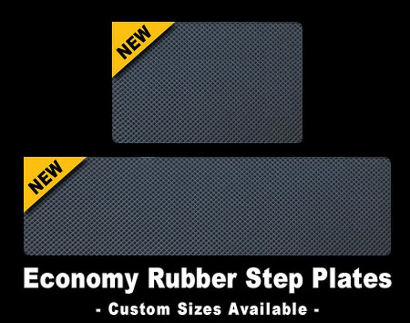 Economy rubber step plates (custom sizes available)