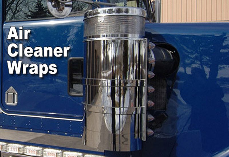 Air cleaner wraps