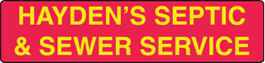 Hayden's Septic & Sewer Service - Logo