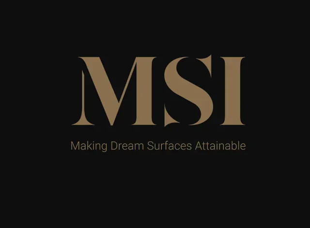 A logo for msi making dream surfaces attainable