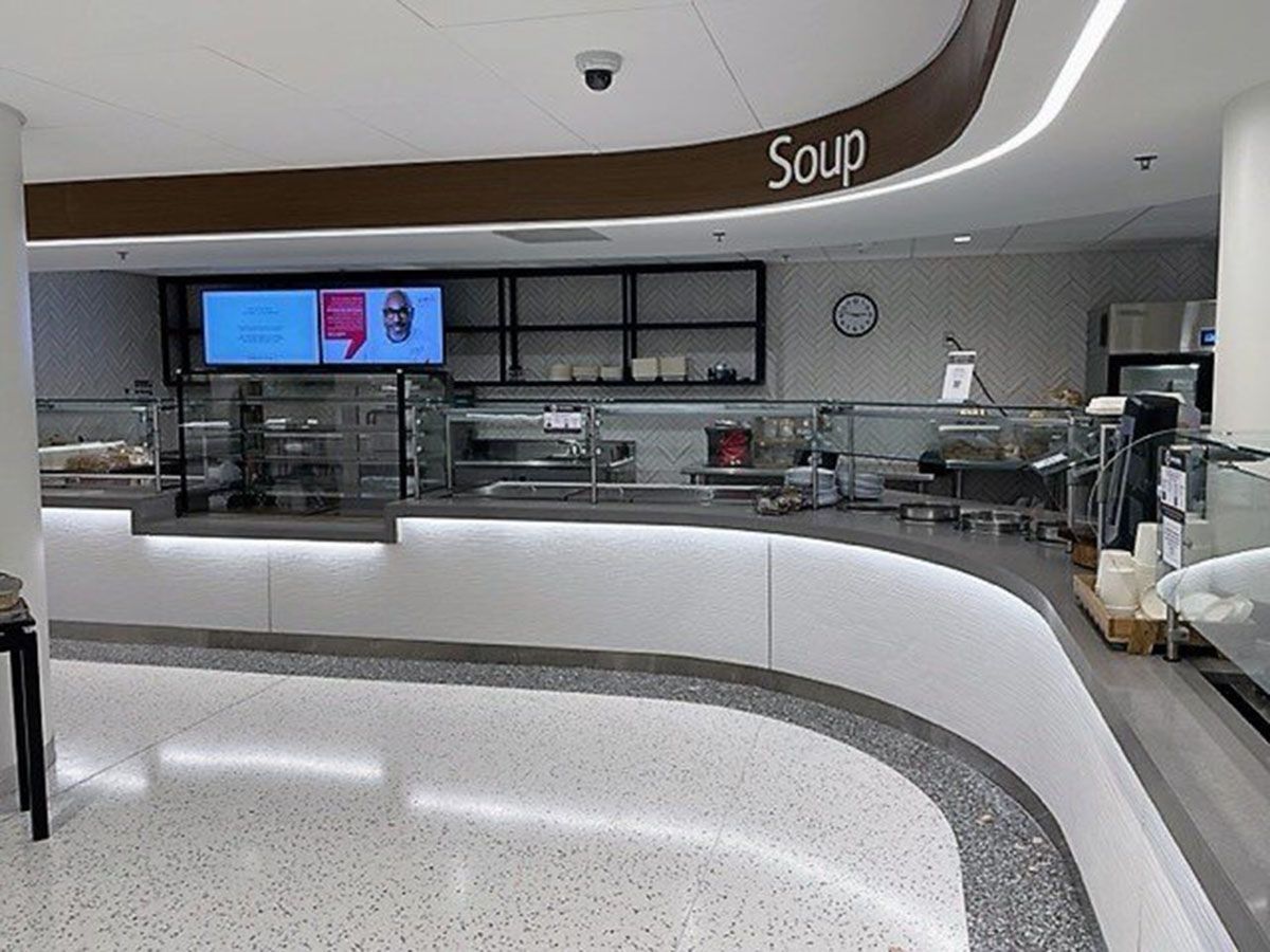 A clean and beautiful restaurant