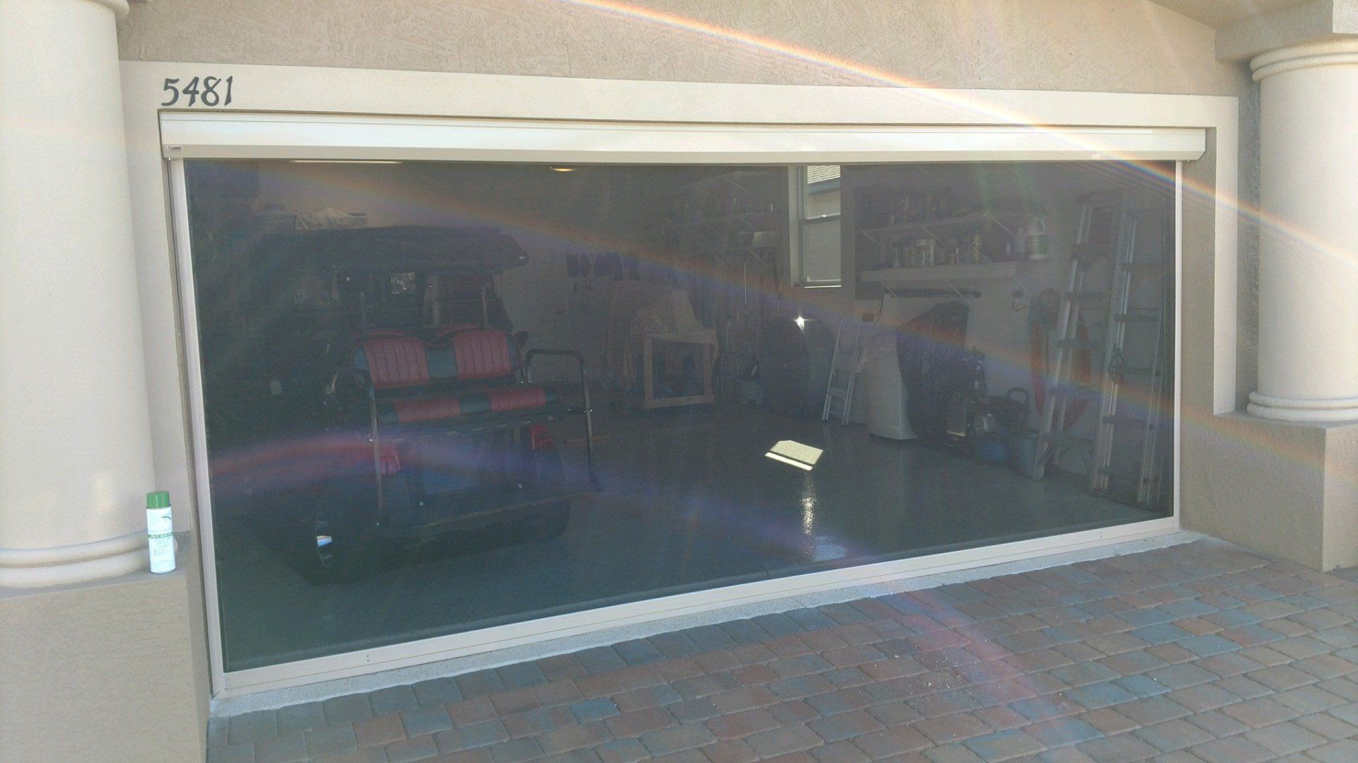 motorized garage door screens valrico fl