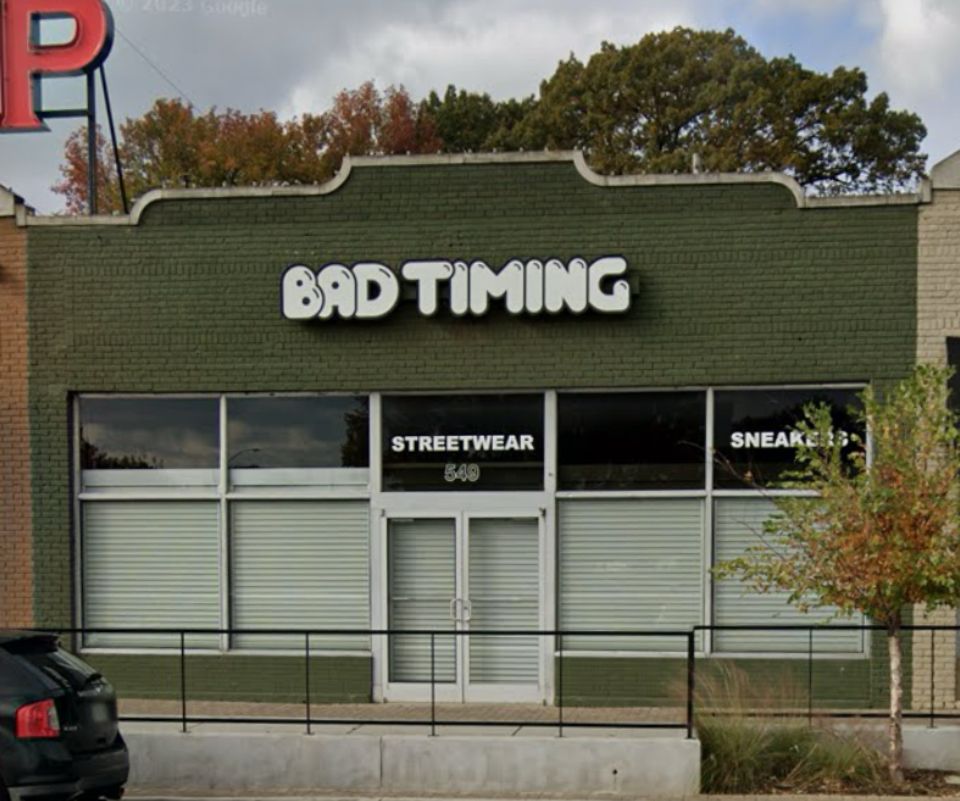 Green brick building with 