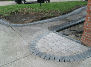 Interlocking pavers for walkways