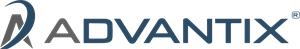 A logo for advantix is shown on a white background
