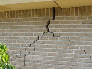 Foundation crack in home