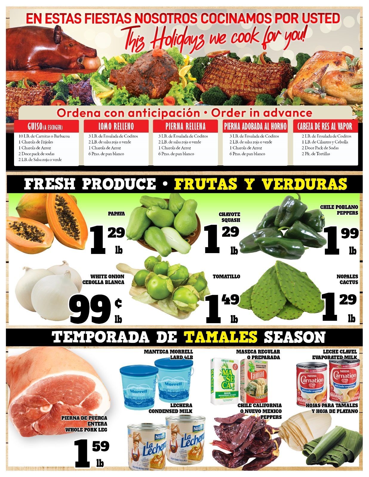 Carniceria La Guadalajara Especiales Flyer Page 1