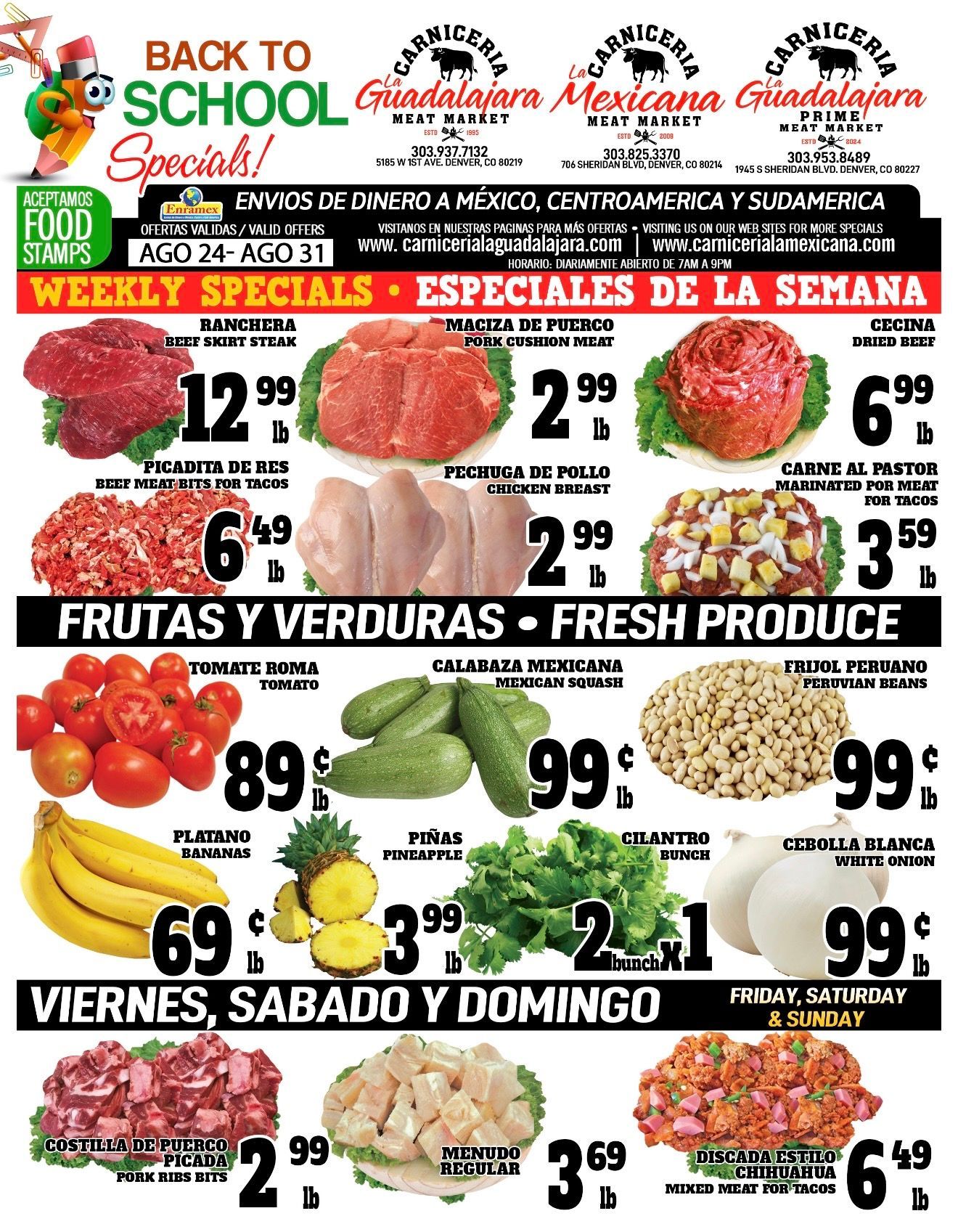 Carniceria La Guadalajara Especiales Flyer Page 2