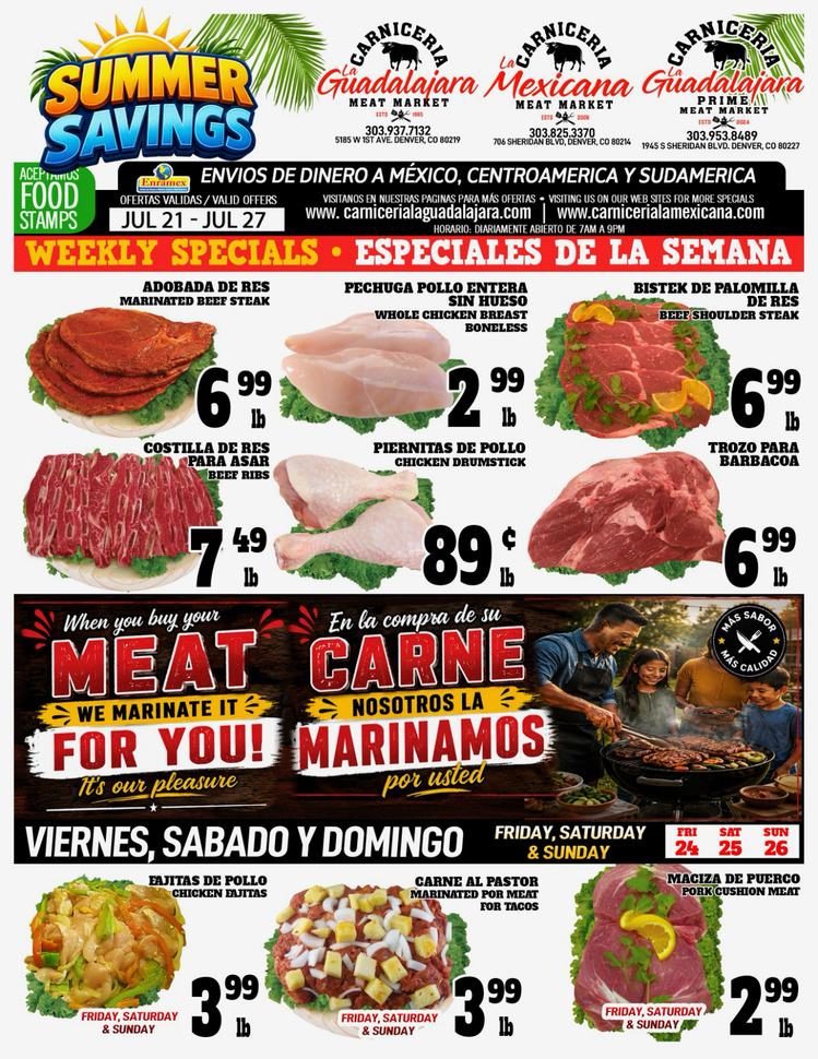 paquete para asar - flyer