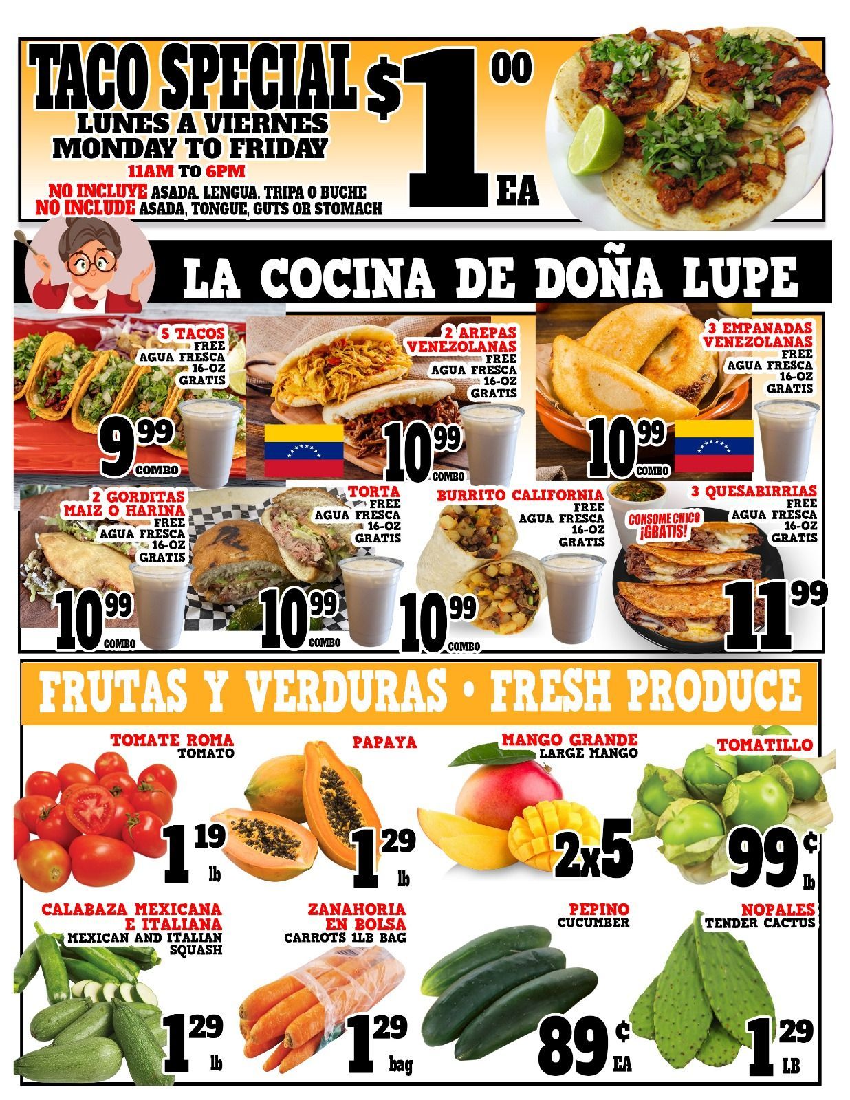 Carniceria La Guadalajara Especiales Flyer Page 2