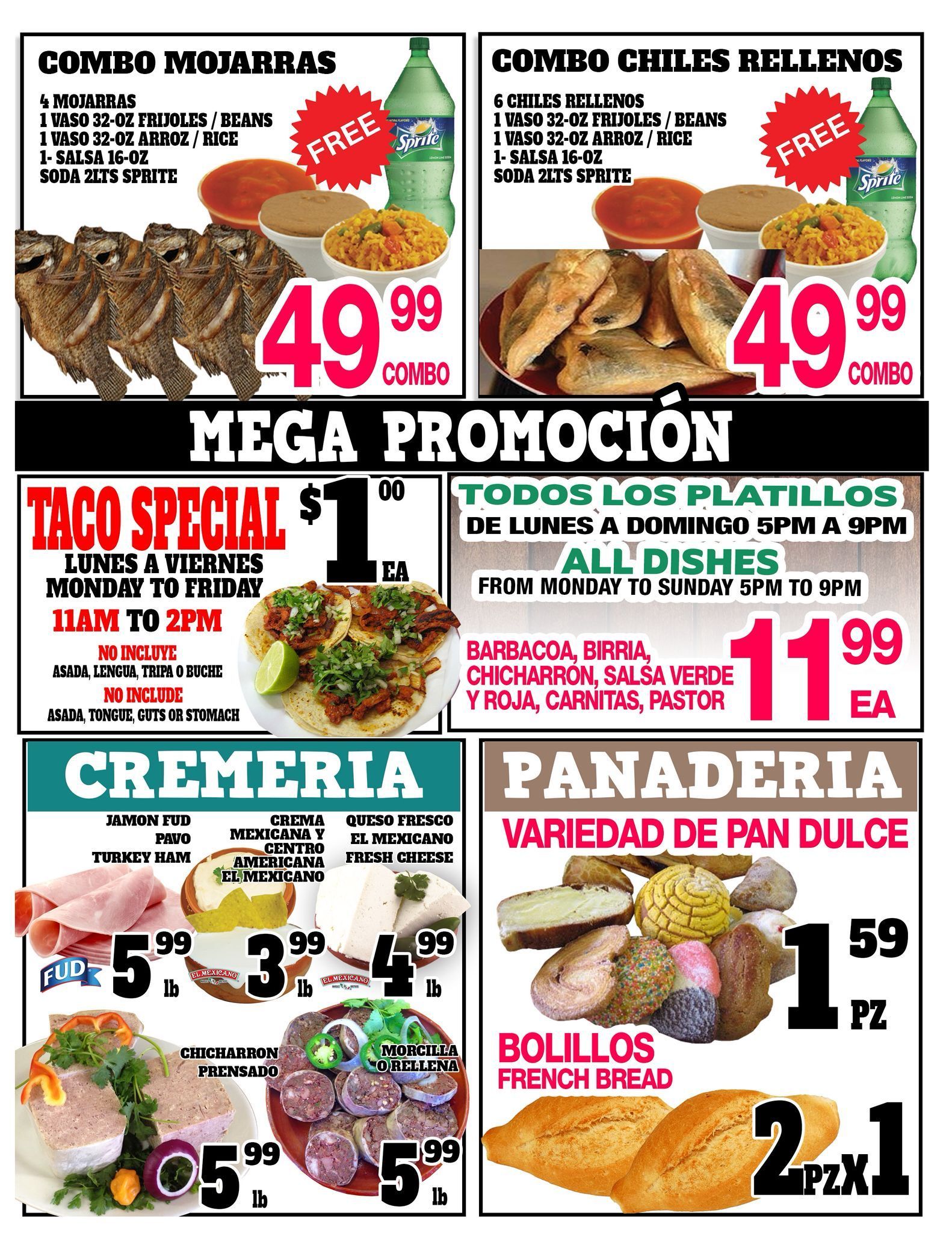 Carniceria La Guadalajara Especiales Flyer Page 2