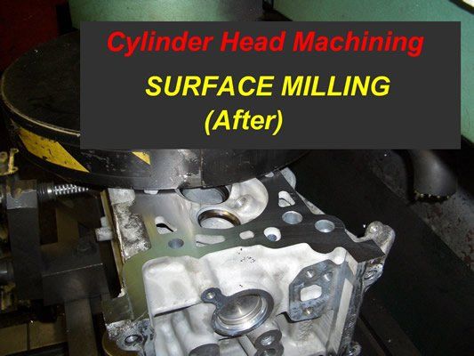 Cylinder head machining
