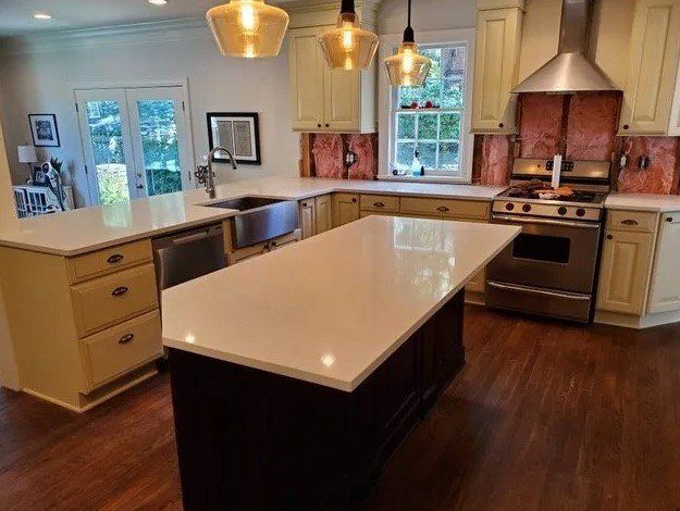 Residential house countertop