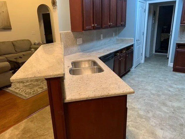 Residential house countertop