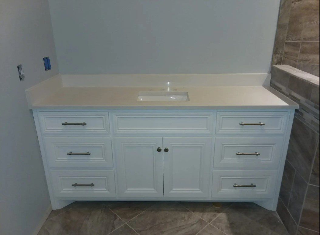 Residential house countertop