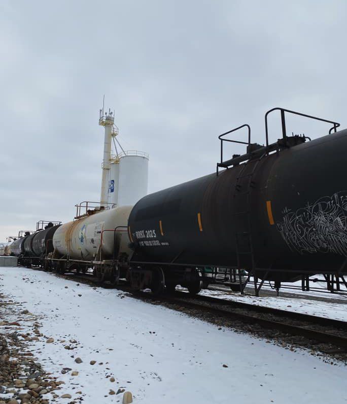 Transloading service on rail road