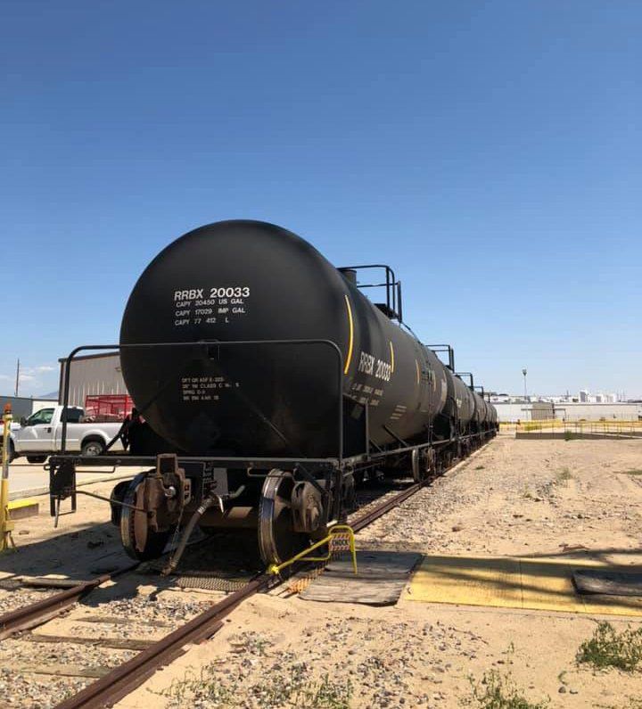Transloading service on rail road