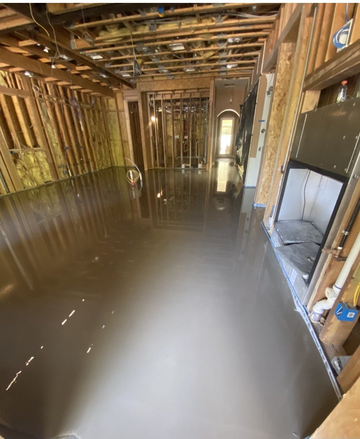 self-leveling concrete