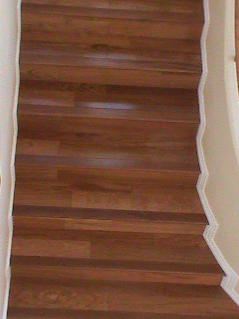 hardwood stair