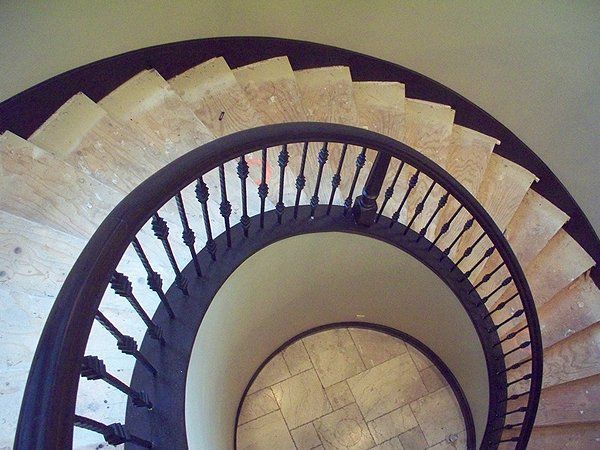 indoor spiral stairs