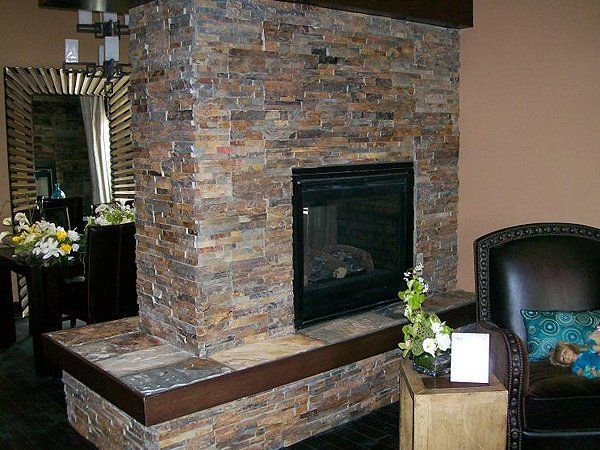fireplace in house